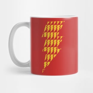 Shazam Lightning Logo Mug